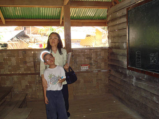 Inside a classroom