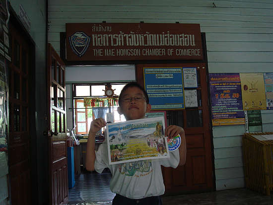 Ken with the Certificate and the Sticker