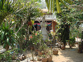 a corner in the temple premises