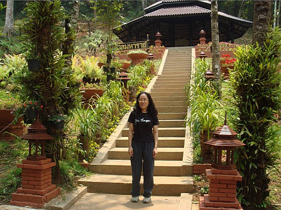 In front of Naresuan Memorial