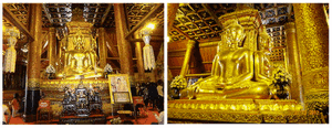 4 Buddha Statues in Wat Phumin